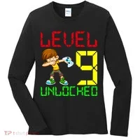 Level Up Age 9 Unlocked Women's Long Sleeve Shirt thumb 0
