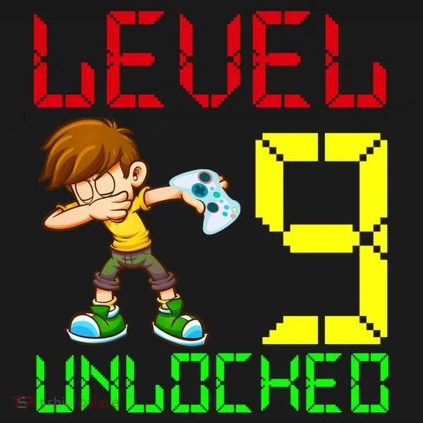 Level Up Age 9 Unlocked Women's Long Sleeve Shirt