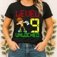 Level Up Age 9 Unlocked Women's T-Shirt thumb 2
