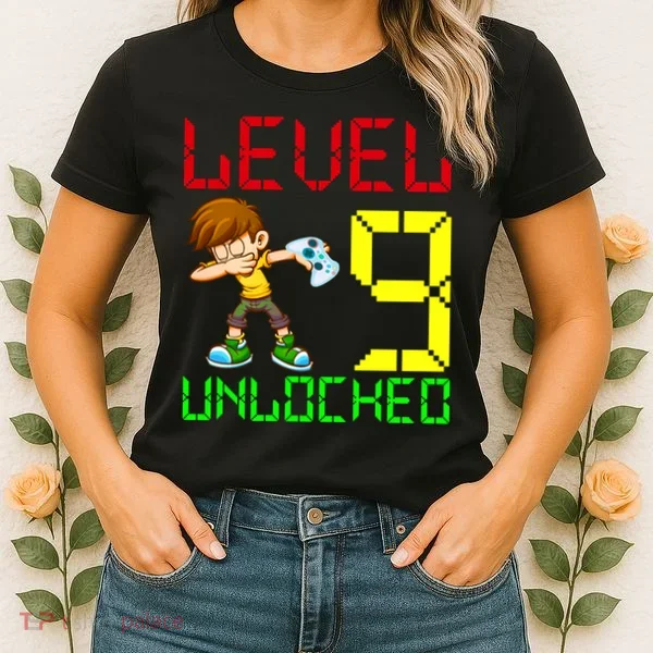 Level Up Age 9 Unlocked Women's T-Shirt