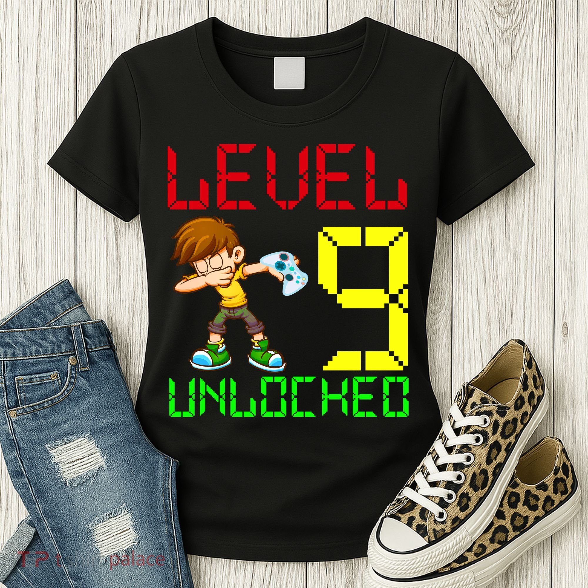 Level Up Age 9 Unlocked Women's T-Shirt