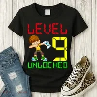 Level Up Age 9 Unlocked Women's T-Shirt thumb 3