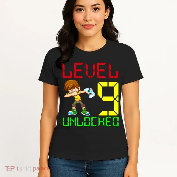 Level Up Age 9 Unlocked Women's T-Shirt