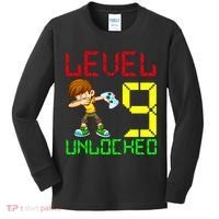 Level Up Age 9 Unlocked Kids Long Sleeve Shirt thumb 0