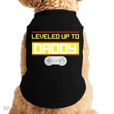 Leveled Up To Daddy Gamer Doggie Tank