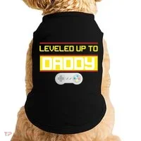 Leveled Up To Daddy Gamer Doggie Tank thumb 0