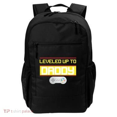Leveled Up To Daddy Gamer Backpack