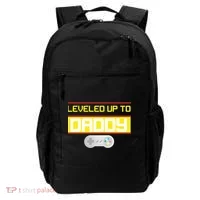 Leveled Up To Daddy Gamer Backpack thumb 0