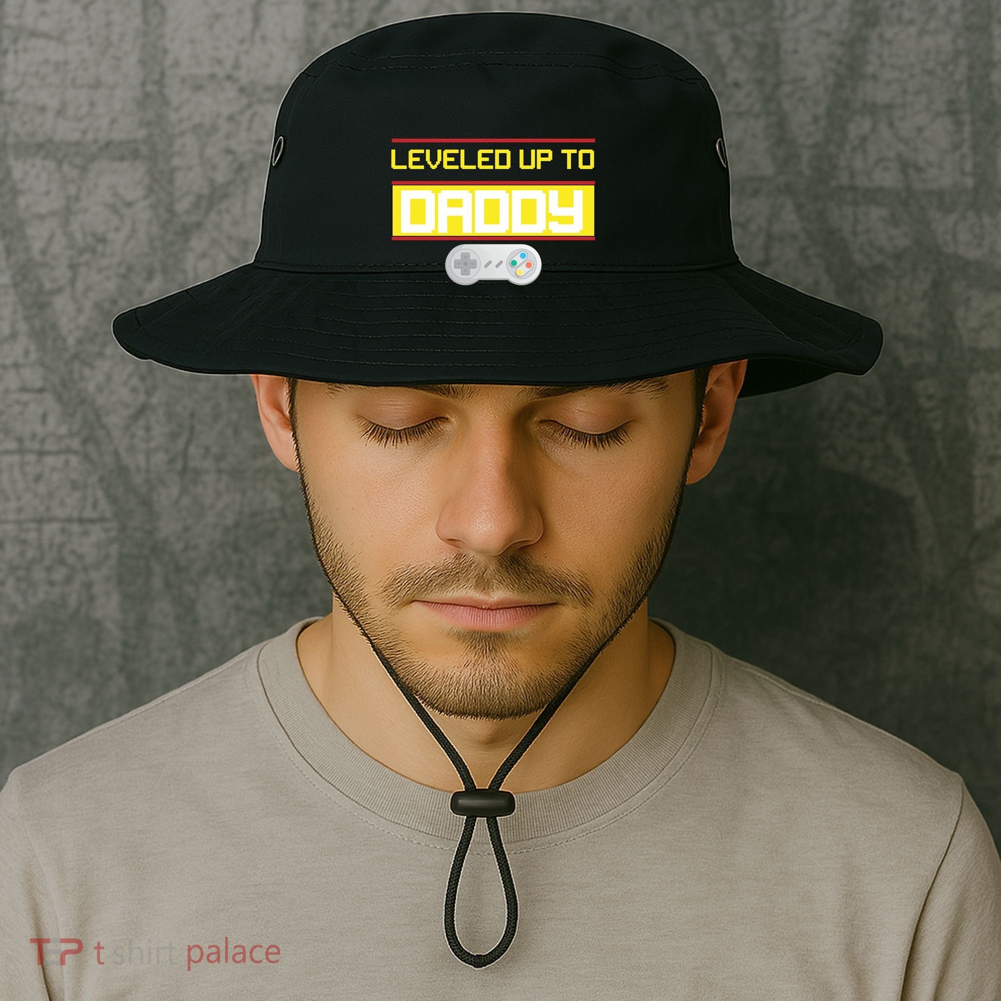 Leveled Up To Daddy Gamer Bucket Hat