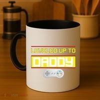 Leveled Up To Daddy Gamer Coffee Mug thumb 4