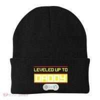 Leveled Up To Daddy Gamer Beanie thumb 0