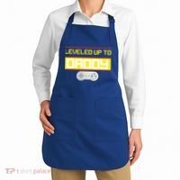 Leveled Up To Daddy Gamer Apron thumb 2