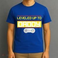 Leveled Up To Daddy Gamer T-Shirt thumb 3