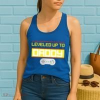 Leveled Up To Daddy Gamer Women's Tank Top thumb 2