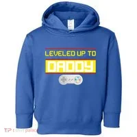 Leveled Up To Daddy Gamer Toddler Hoodie thumb 0