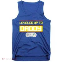 Leveled Up To Daddy Gamer Tank Top thumb 0