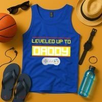 Leveled Up To Daddy Gamer Tank Top thumb 4
