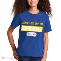 Leveled Up To Daddy Gamer Kids T-Shirt thumb 2