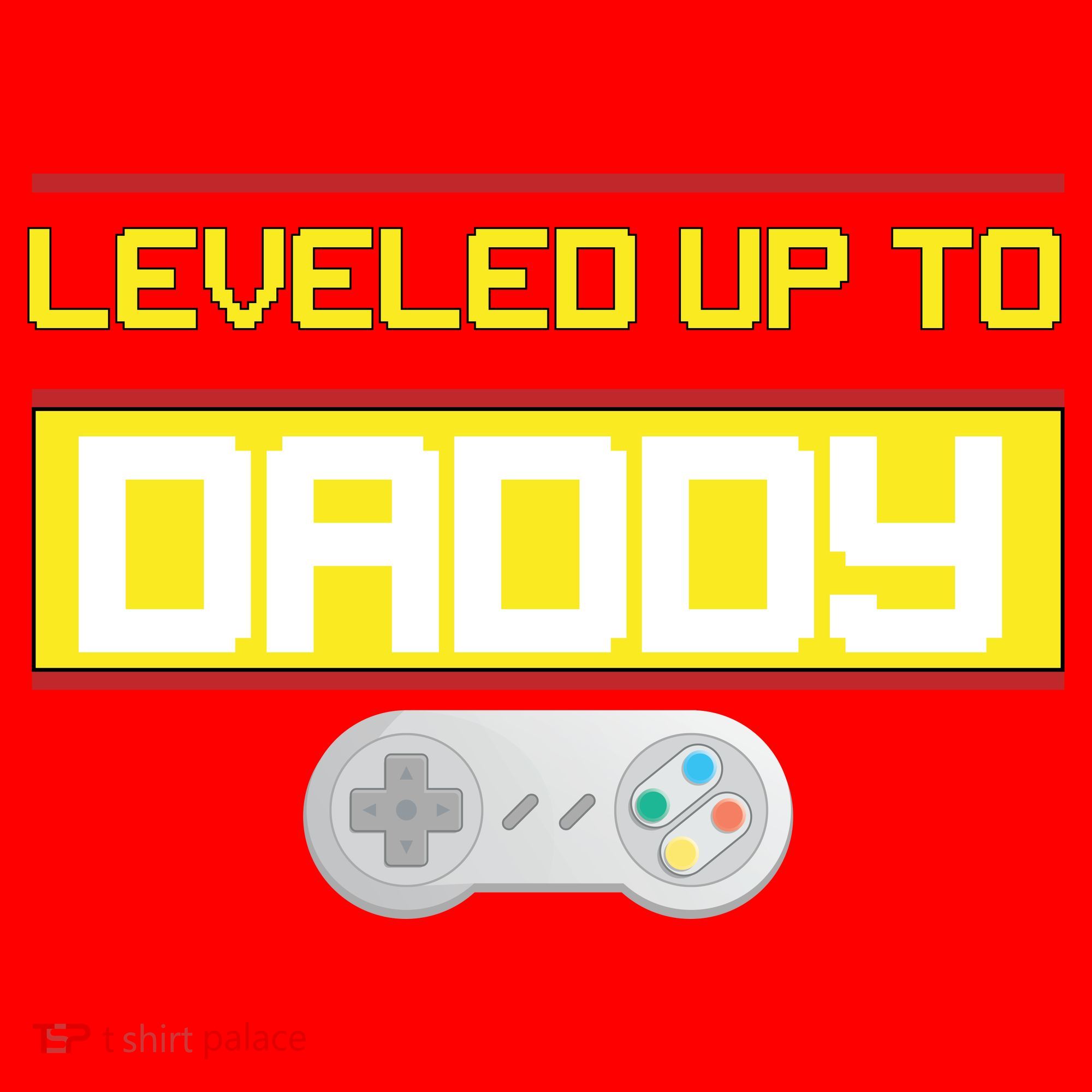 Leveled Up To Daddy Gamer Santa Hat