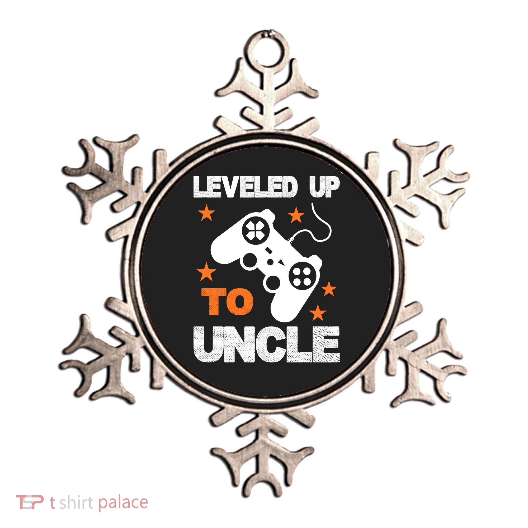 Leveled Up To Uncle Ornament