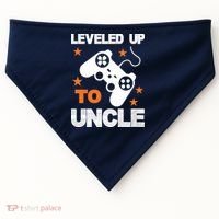 Leveled Up To Uncle USA-Made Doggie Bandana thumb 0