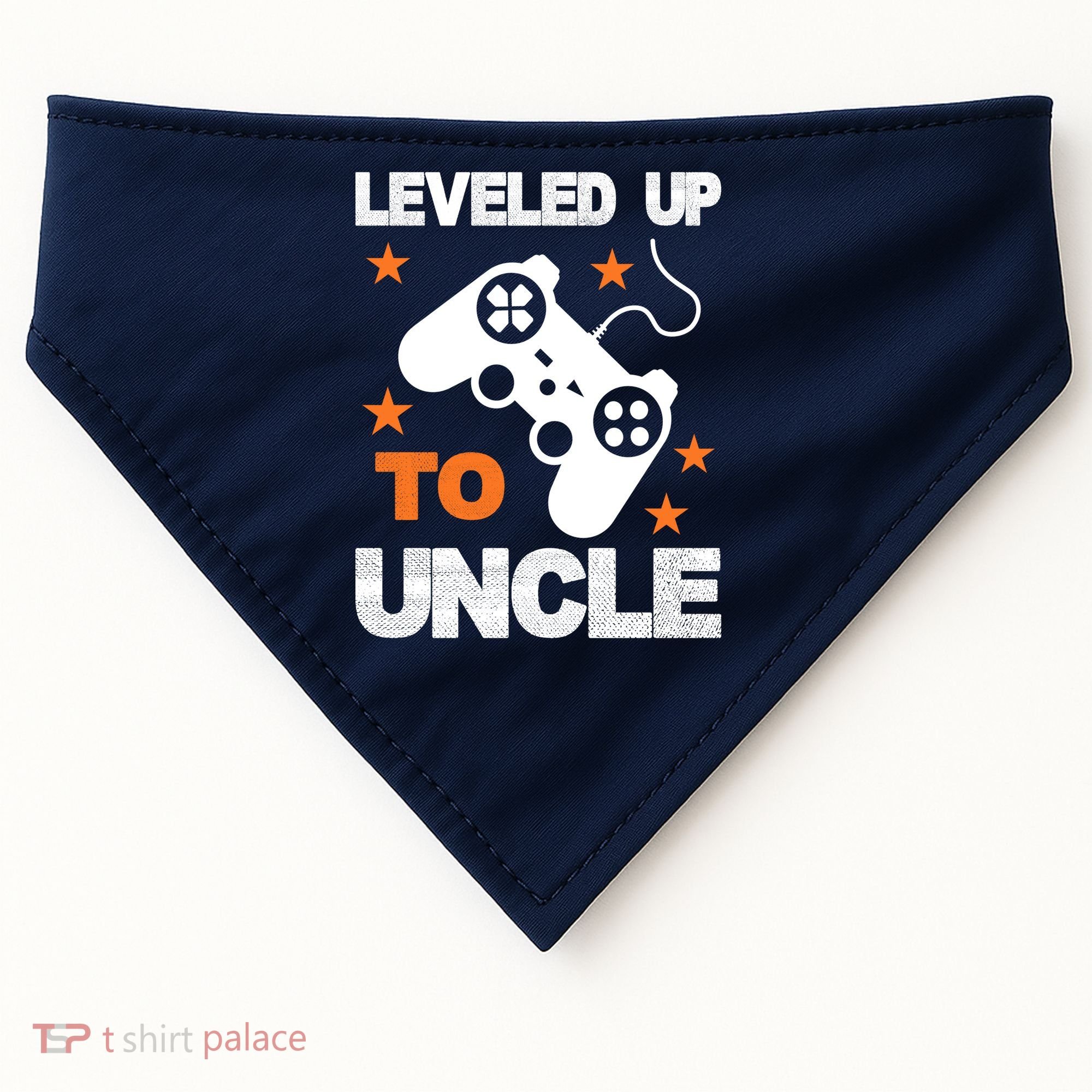 Leveled Up To Uncle USA-Made Doggie Bandana