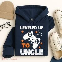 Leveled Up To Uncle Hoodie thumb 4