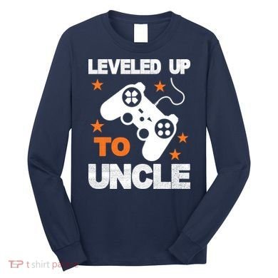 Leveled Up To Uncle Long Sleeve Shirt