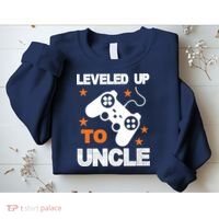 Leveled Up To Uncle Sweatshirt thumb 2
