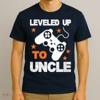 Leveled Up To Uncle T-Shirt thumb 3