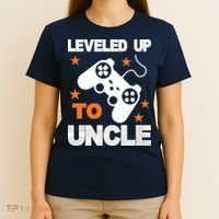 Leveled Up To Uncle T-Shirt thumb 4