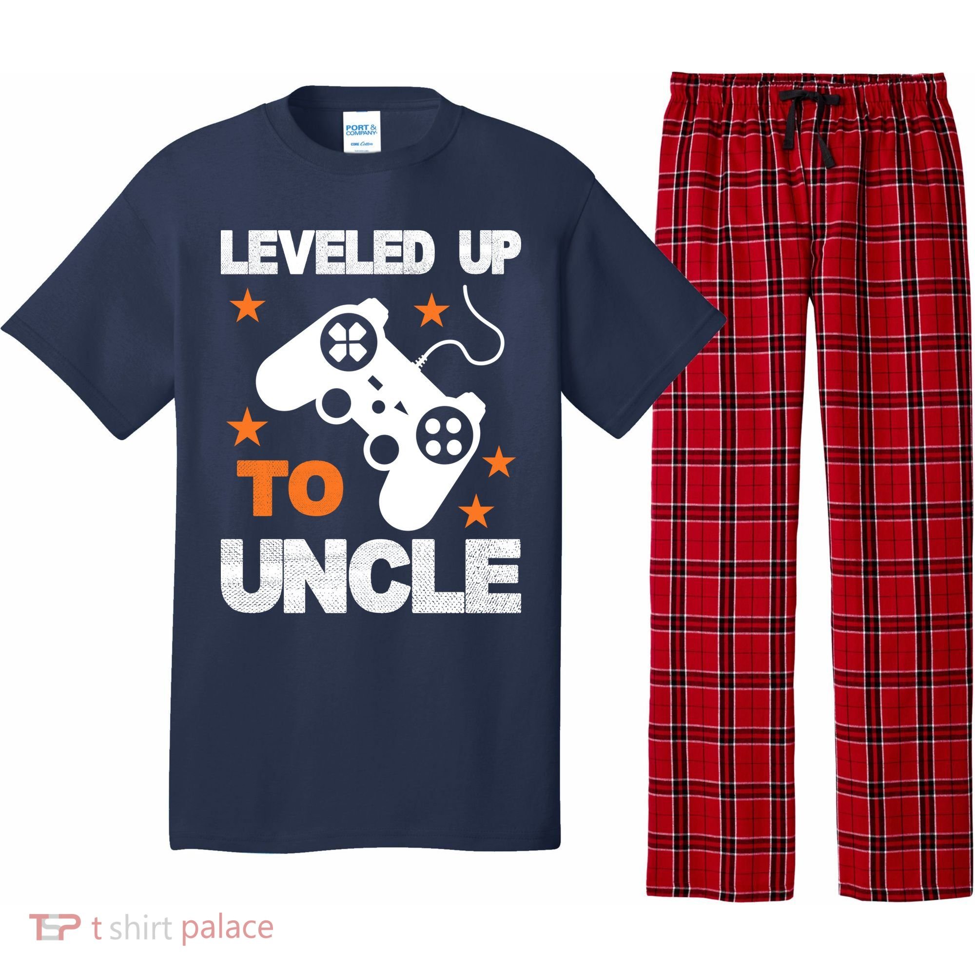 Leveled Up To Uncle Pajama Set
