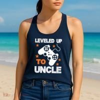 Leveled Up To Uncle Women's Tank Top thumb 2