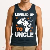 Leveled Up To Uncle Tank Top thumb 3