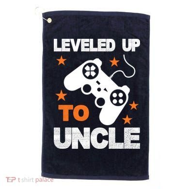 Leveled Up To Uncle Golf Towel