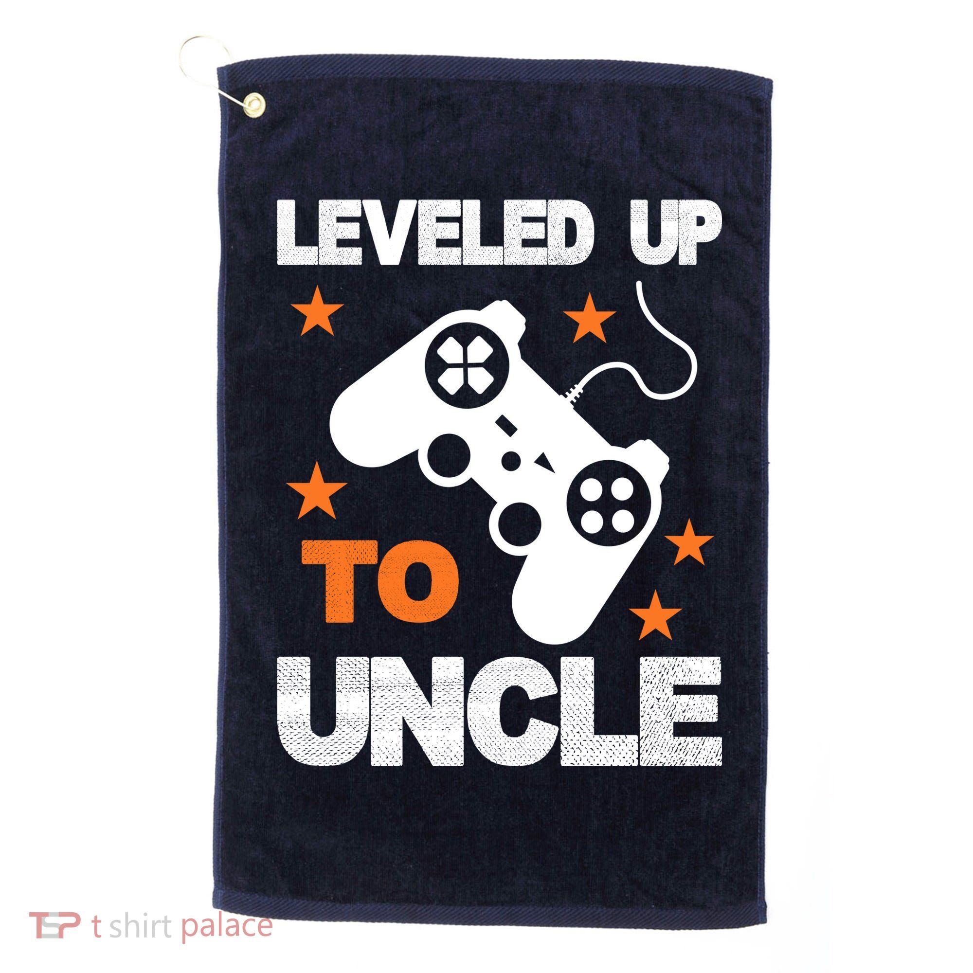 Leveled Up To Uncle Golf Towel