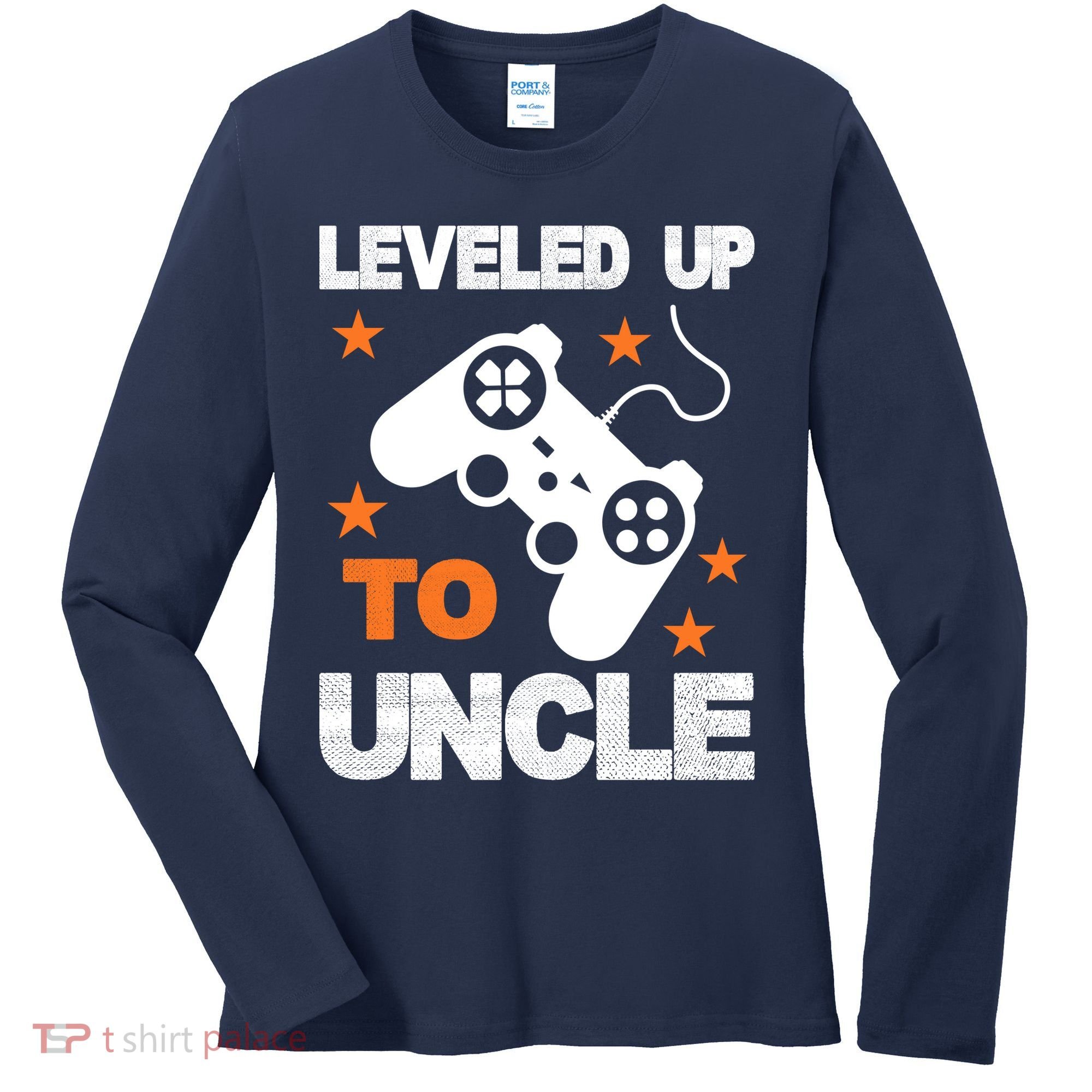 Leveled Up To Uncle Women's Long Sleeve Shirt