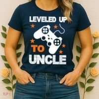Leveled Up To Uncle Women's T-Shirt thumb 2