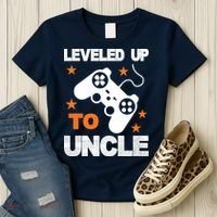 Leveled Up To Uncle Women's T-Shirt thumb 3