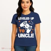 Leveled Up To Uncle Women's T-Shirt thumb 4