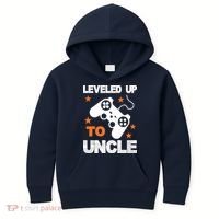 Leveled Up To Uncle Kids Hoodie thumb 0