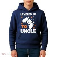Leveled Up To Uncle Kids Hoodie thumb 4