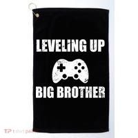 Leveling Up Big Brother Golf Towel thumb 0