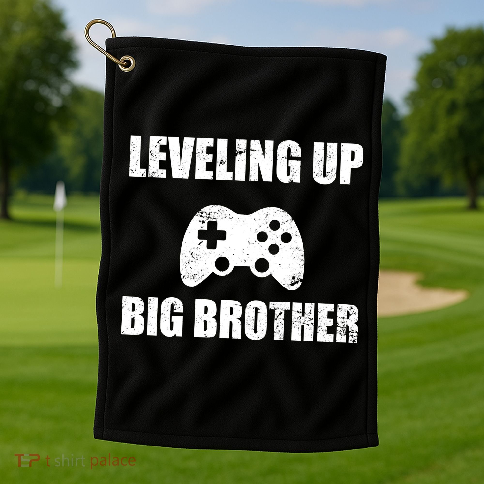 Leveling Up Big Brother Golf Towel
