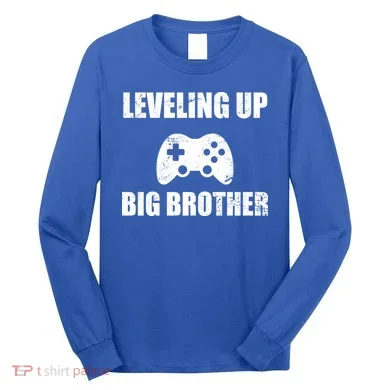 Leveling Up Big Brother Long Sleeve Shirt