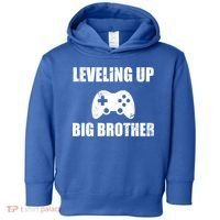 Leveling Up Big Brother Toddler Hoodie thumb 0