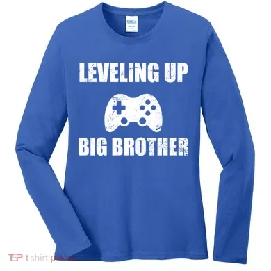 Leveling Up Big Brother Women's Long Sleeve Shirt