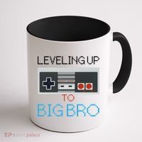 Leveling Up To Big Bro Coffee Mug thumb 1