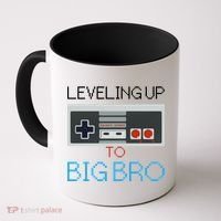 Leveling Up To Big Bro Coffee Mug thumb 0