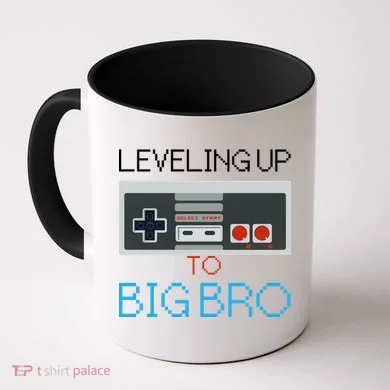 Leveling Up To Big Bro Coffee Mug